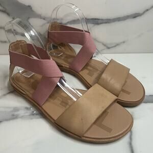 Sorel | Women's Beige Pink Strappy Hiking Outdoors Gladiator Ella Sandals Sz 8.5